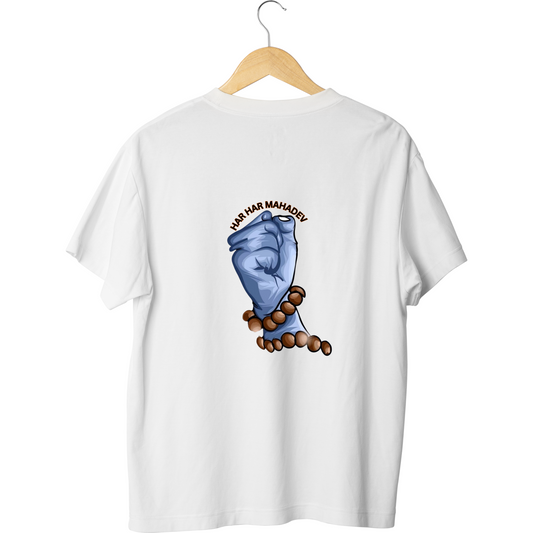 Unisex Oversized Classic T-Shirt - " MAHADEV HAND "