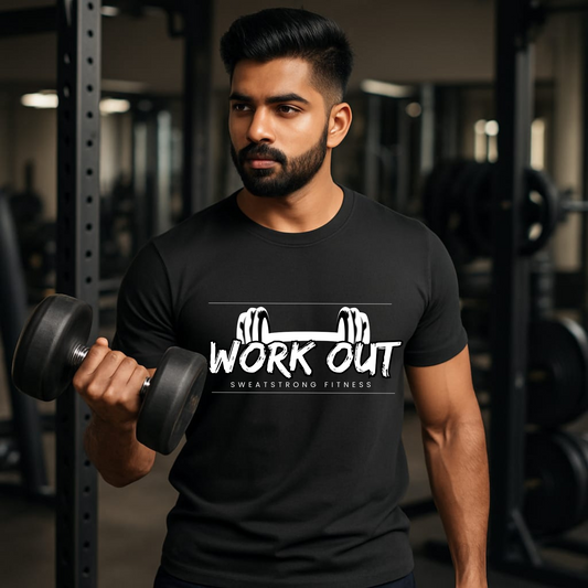 Unisex Regular Classic T-Shirt - " WORK OUT "