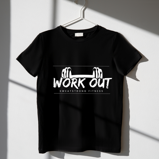 Unisex Regular Classic T-Shirt - " WORK OUT "
