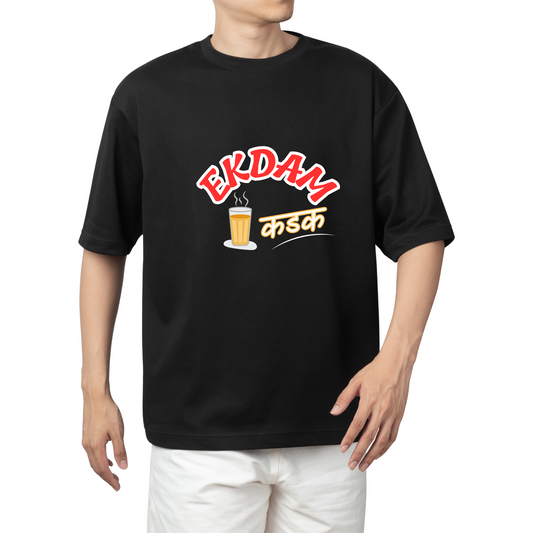Unisex Oversized Classic T-Shirt - " EKDAM KADAK "