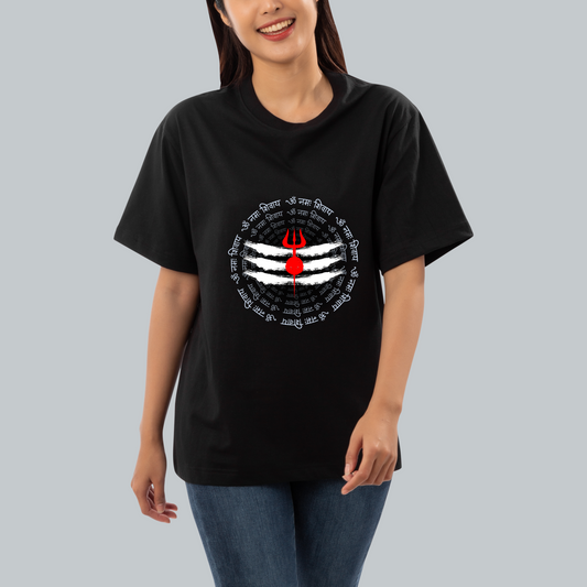Unisex Oversized Classic T-Shirt - " OM NAMA SHIVAY "