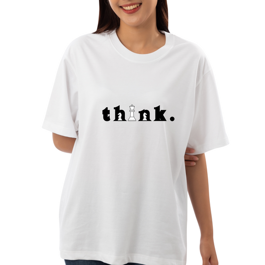 Unisex Oversized Classic T-Shirt - " THINK "
